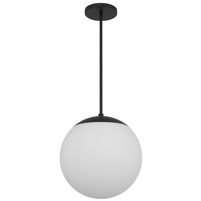 Image 2 Alteck Rondure 14" Sand Black LED Pendant more views
