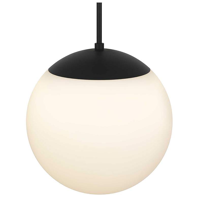 Image 5 Alteck Rondure 14" Sand Black LED Pendant more views