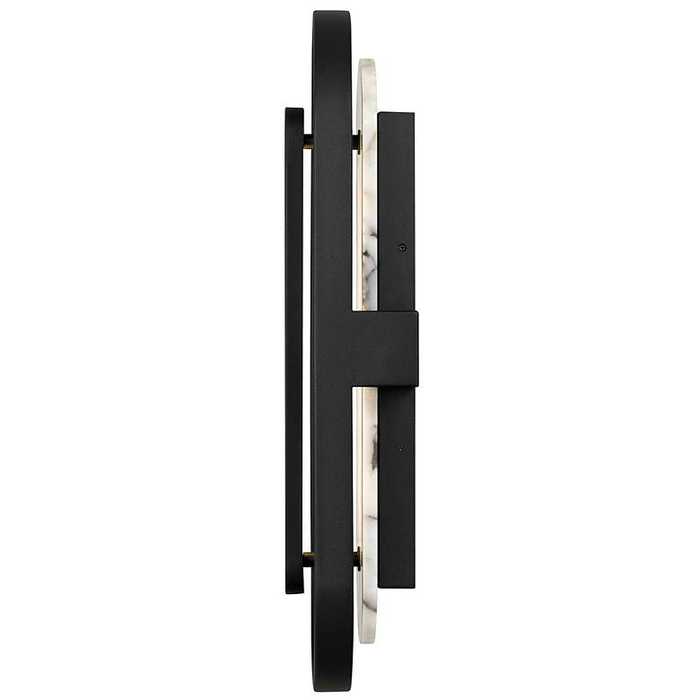 Image 4 Alteck Roundabout 22" High Sand Black LED Wall Sconce more views