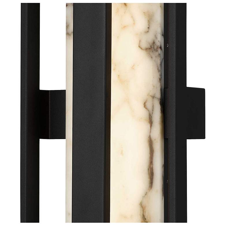 Image 5 Alteck Roundabout 22" High Sand Black LED Wall Sconce more views
