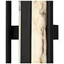 5_Alteck Roundabout 22" High Sand Black LED Wall Sconce more views