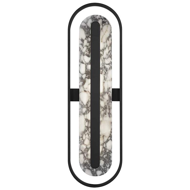 Image 3 Alteck Roundabout 34" High Sand Black LED Wall Sconce more views