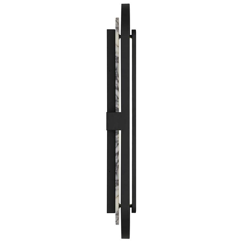 Image 4 Alteck Roundabout 34" High Sand Black LED Wall Sconce more views