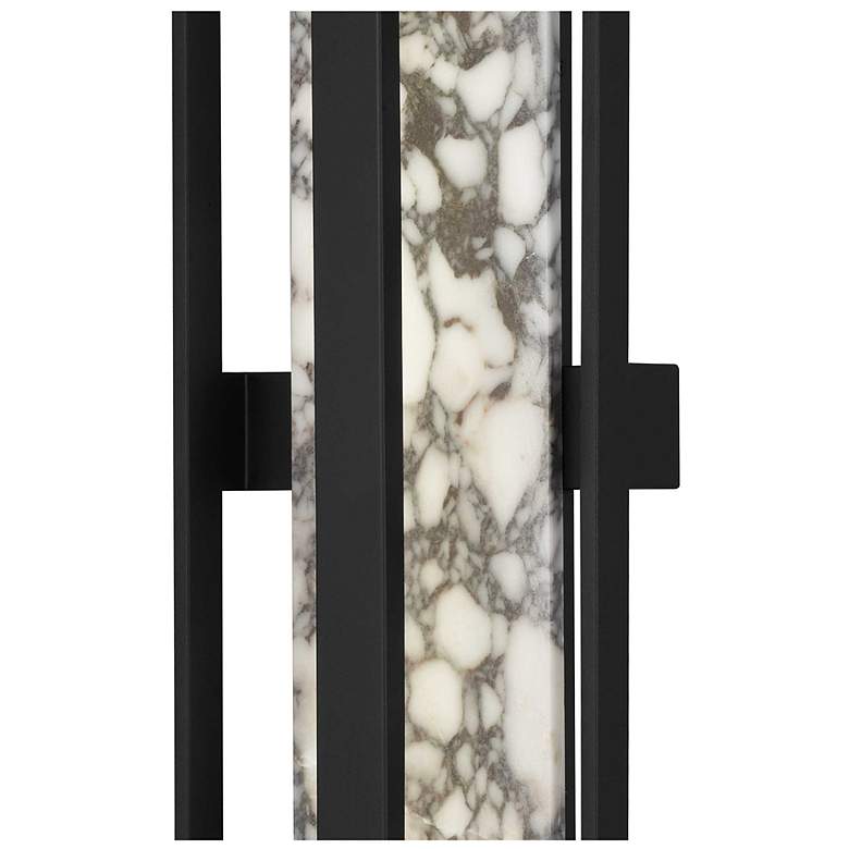 Image 5 Alteck Roundabout 34" High Sand Black LED Wall Sconce more views