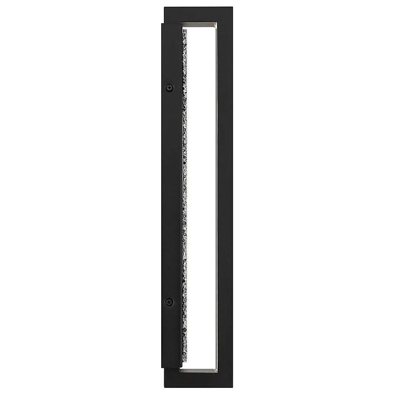 Image 4 Alteck Seafoam 19" Sand Black/Silver Aluminum Bubble LED Wall Sconce more views