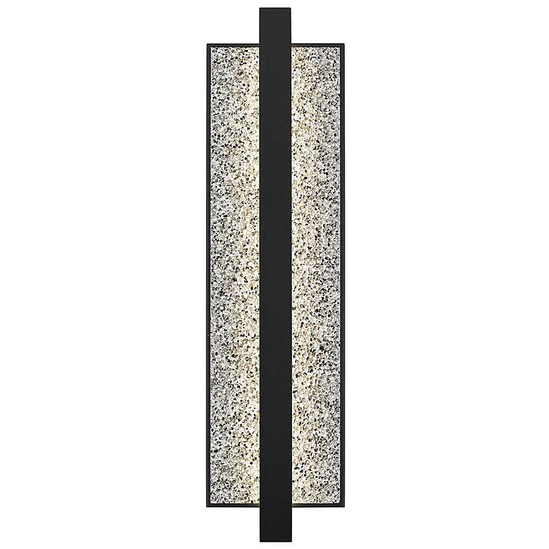 Image 3 Alteck Seafoam 26" Sand Black/Silver Aluminum Bubble LED Wall Sconce more views