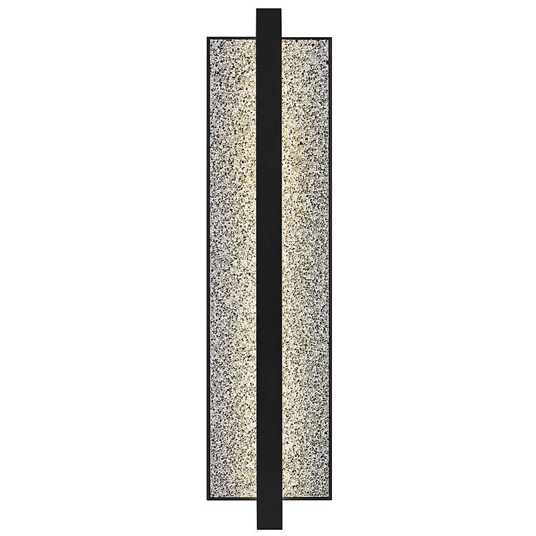 Image 3 Alteck Seafoam 32" Sand Black/Silver Aluminum Bubble LED Wall Sconce more views