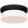 1_Alteck Skirt 11" Sand Black LED Flush Mount
