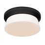 4_Alteck Skirt 11" Sand Black LED Flush Mount more views