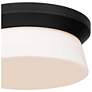5_Alteck Skirt 11" Sand Black LED Flush Mount more views