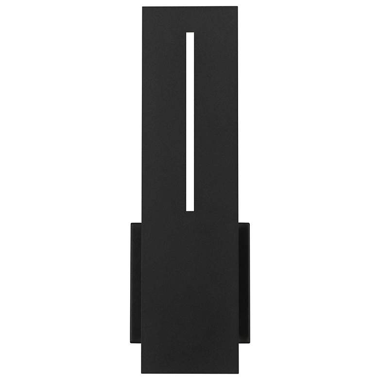 Image 3 Alteck Slot 15" High Sand Black LED Wall Sconce more views