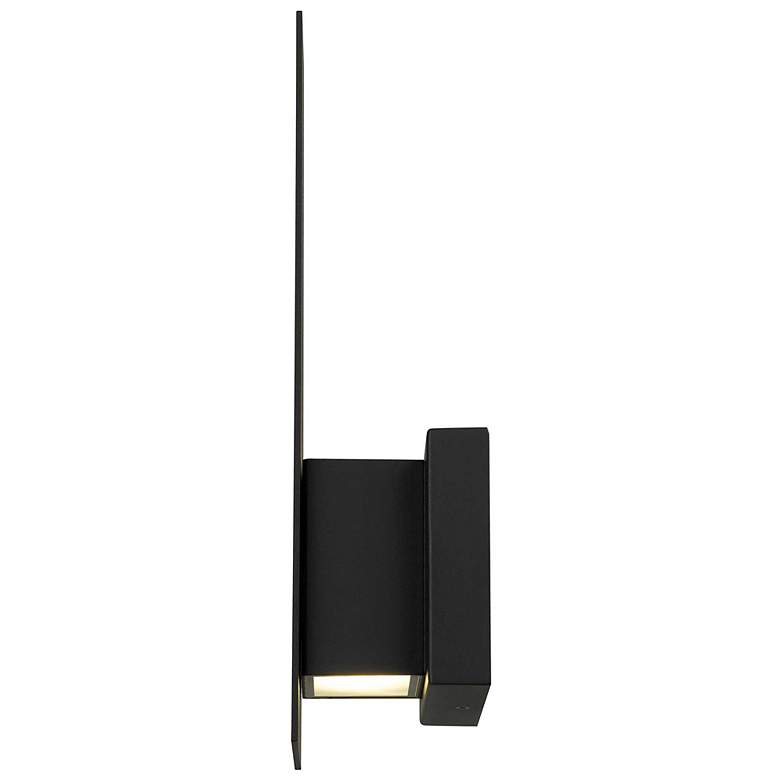 Image 4 Alteck Slot 15" High Sand Black LED Wall Sconce more views
