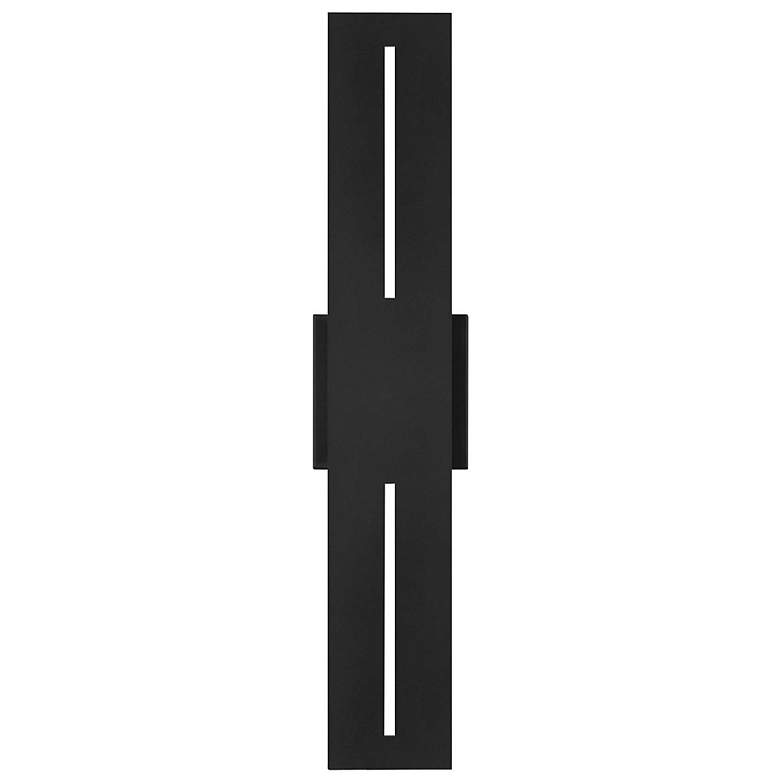 Image 3 Alteck Slot 24" High Sand Black LED Wall Sconce more views
