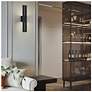7_Alteck Slot 24" High Sand Black LED Wall Sconce more views