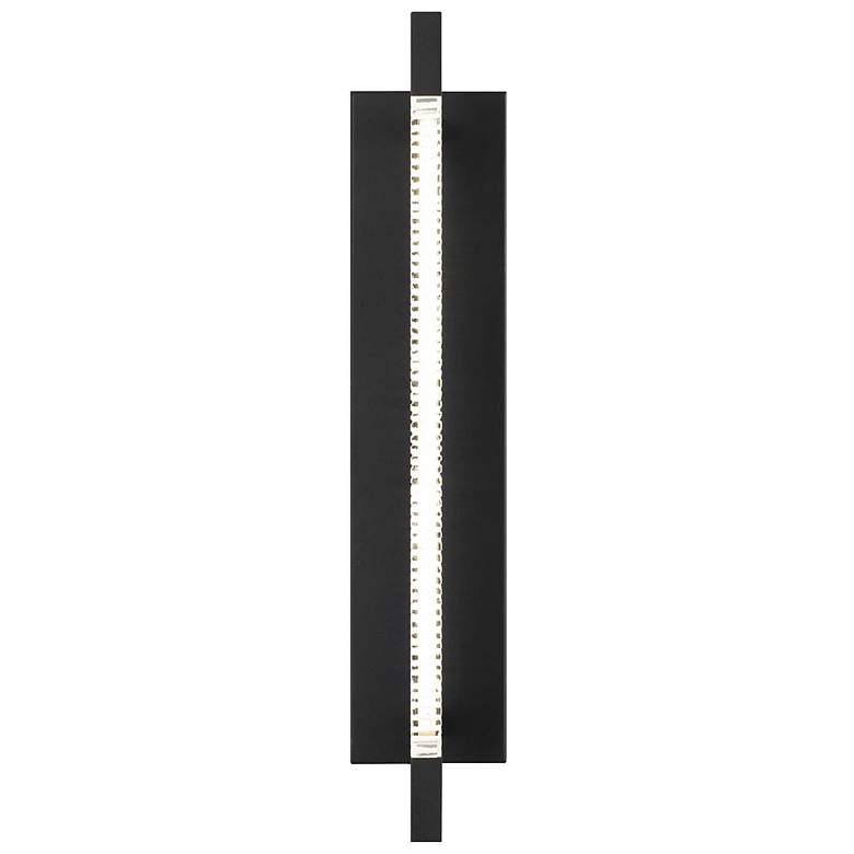 Image 3 Alteck Solice 21" High Sand Black LED Wall Sconce more views