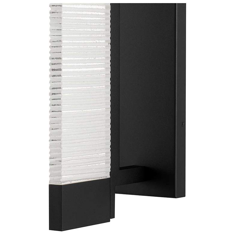 Image 5 Alteck Solice 21" High Sand Black LED Wall Sconce more views