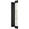 Alteck Solice 26" High Sand Black LED Wall Sconce