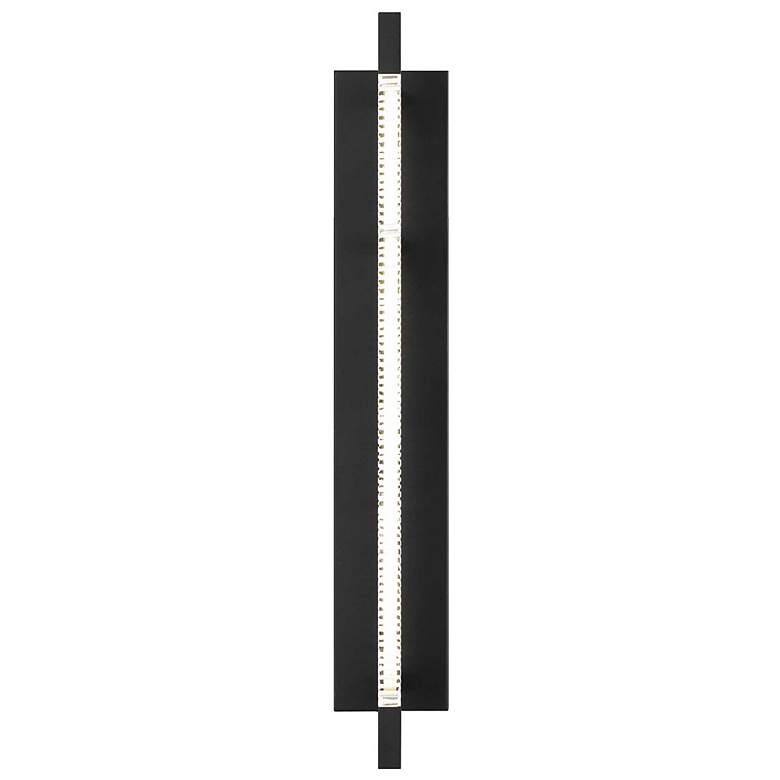 Image 3 Alteck Solice 26" High Sand Black LED Wall Sconce more views