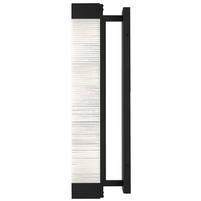 Image 4 Alteck Solice 26" High Sand Black LED Wall Sconce more views
