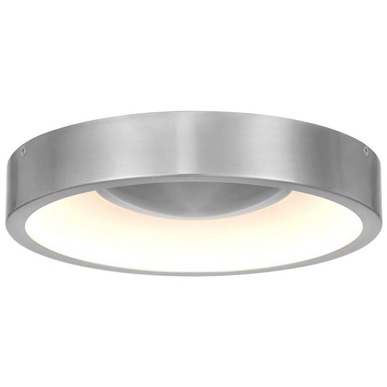 Image 1 Alteck Stellar 11" Brushed Aluminum LED Flush Mount