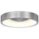 Alteck Stellar 11" Brushed Aluminum LED Flush Mount