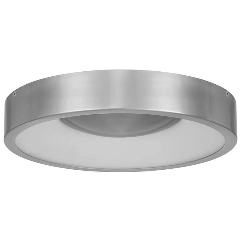 Image 2 Alteck Stellar 11" Brushed Aluminum LED Flush Mount more views