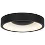1_Alteck Stellar 11" Sand Black LED Flush Mount