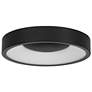 2_Alteck Stellar 11" Sand Black LED Flush Mount more views