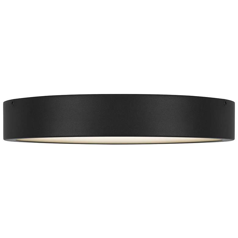 Image 3 Alteck Stellar 11" Sand Black LED Flush Mount more views
