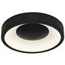 4_Alteck Stellar 11" Sand Black LED Flush Mount more views