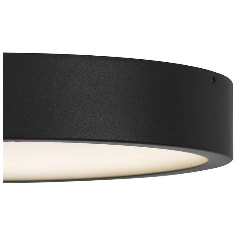 Image 5 Alteck Stellar 11" Sand Black LED Flush Mount more views