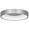 Alteck Stellar 14" Brushed Aluminum LED Flush Mount