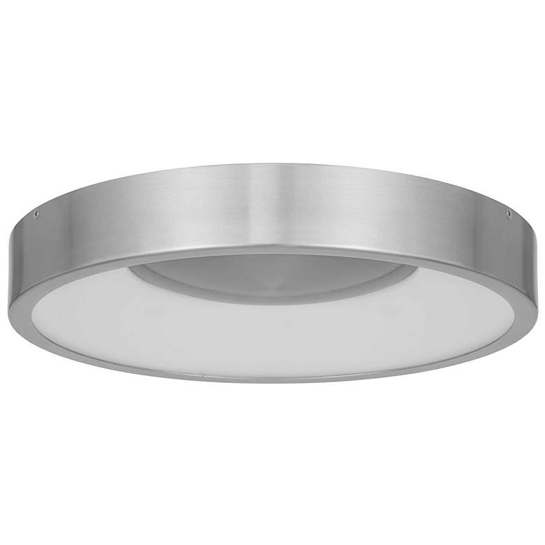 Image 2 Alteck Stellar 14" Brushed Aluminum LED Flush Mount more views