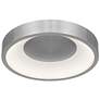 4_Alteck Stellar 14" Brushed Aluminum LED Flush Mount more views