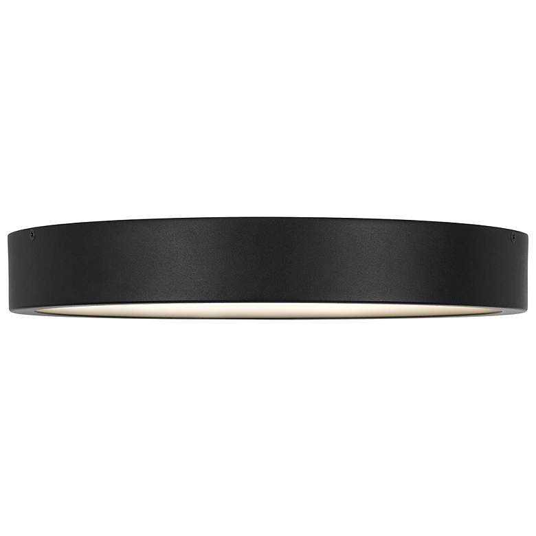 Image 3 Alteck Stellar 14" Sand Black LED Flush Mount more views