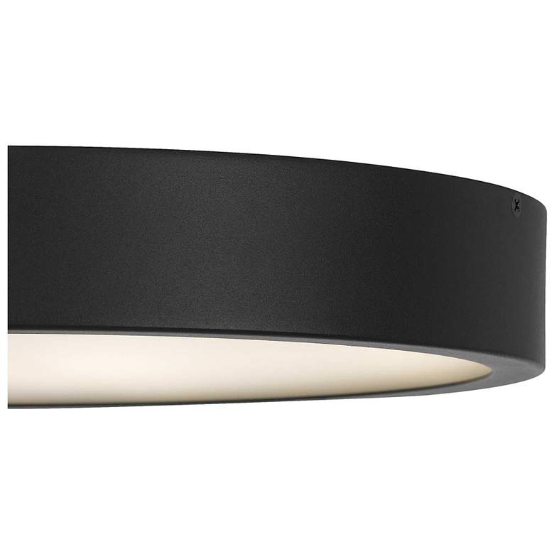 Image 5 Alteck Stellar 14" Sand Black LED Flush Mount more views