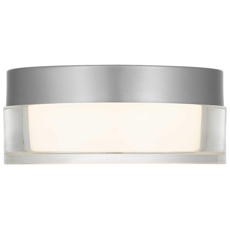 Image 2 Alteck Sunspot 6" Brushed Stainless Steel LED Flush Mount more views