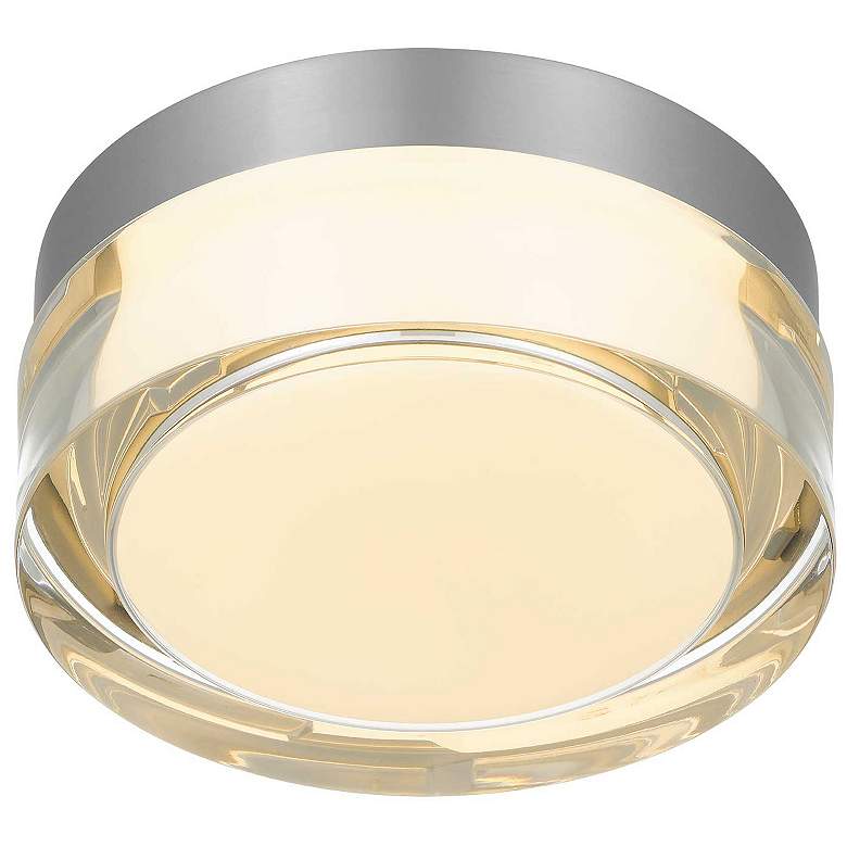 Image 4 Alteck Sunspot 6" Brushed Stainless Steel LED Flush Mount more views