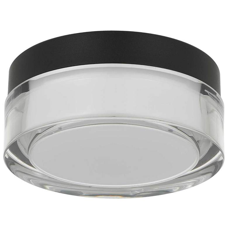 Image 2 Alteck Sunspot 6" Sand Black LED Flush Mount more views