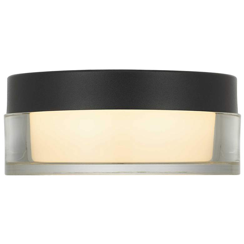 Image 4 Alteck Sunspot 6" Sand Black LED Flush Mount more views