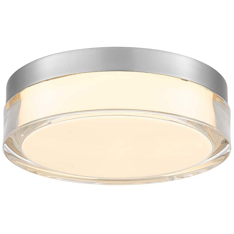 Image 1 Alteck Sunspot 9" Brushed Stainless Steel LED Flush Mount