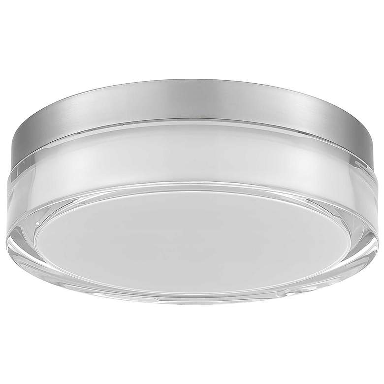 Image 3 Alteck Sunspot 9" Brushed Stainless Steel LED Flush Mount more views