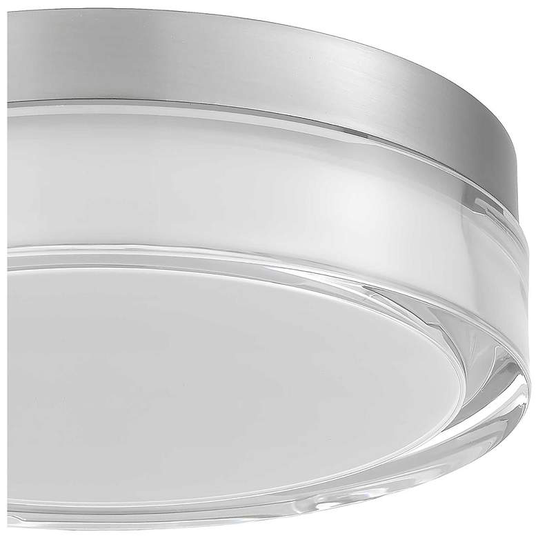 Image 5 Alteck Sunspot 9" Brushed Stainless Steel LED Flush Mount more views