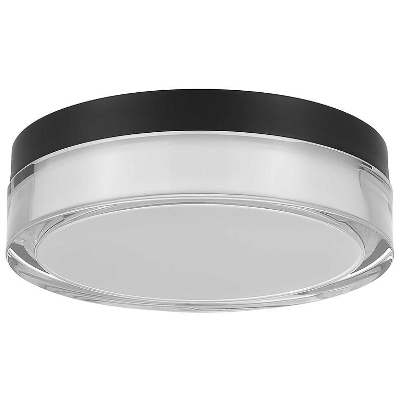 Image 2 Alteck Sunspot 9" Sand Black LED Flush Mount more views