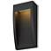 Alteck Taper 10" High Sand Black LED Wall Sconce
