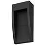 2_Alteck Taper 10" High Sand Black LED Wall Sconce more views