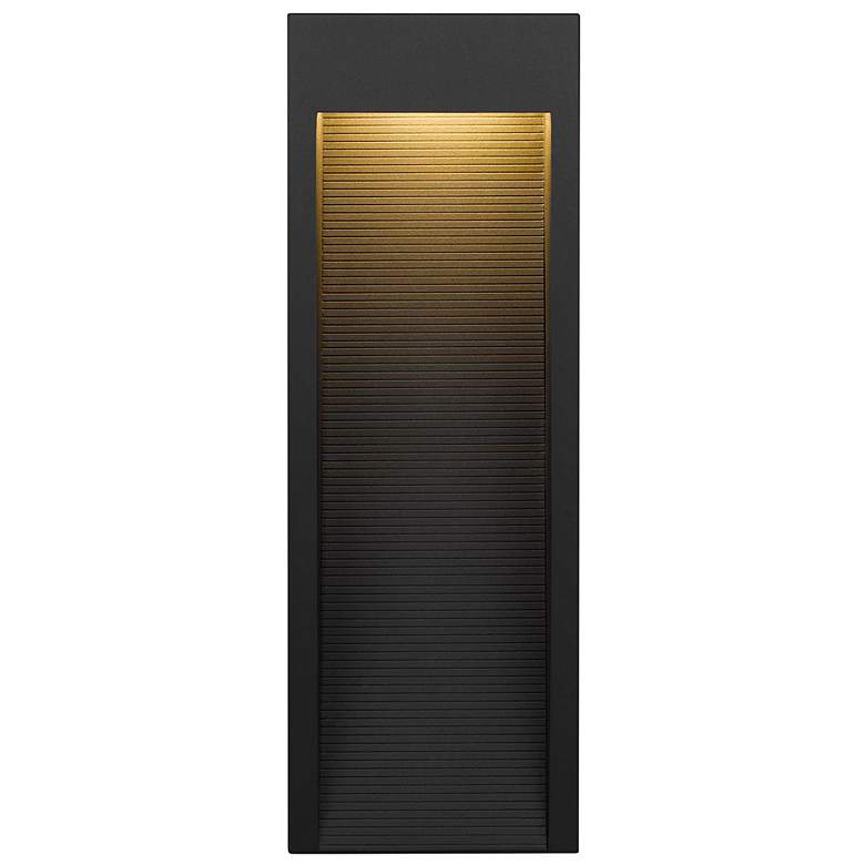 Image 3 Alteck Taper 16" High Sand Black LED Wall Sconce more views