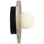 4_Alteck Tenere 12" Wide White/Black Marble LED Wall Sconce more views