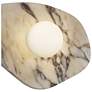 5_Alteck Tenere 12" Wide White/Black Marble LED Wall Sconce more views