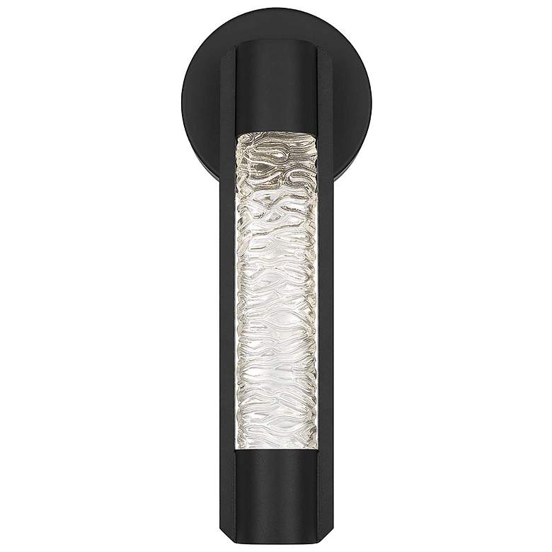 Image 3 Alteck Tig 14" High Sand Black LED Wall Sconce more views